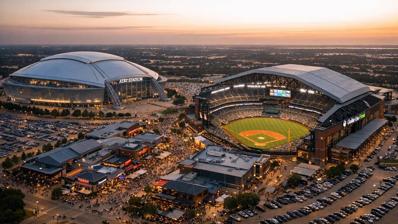 Cowboys and Rangers in Arlington: One Walkable NFL-MLB Stadium-District Weekend (2026)