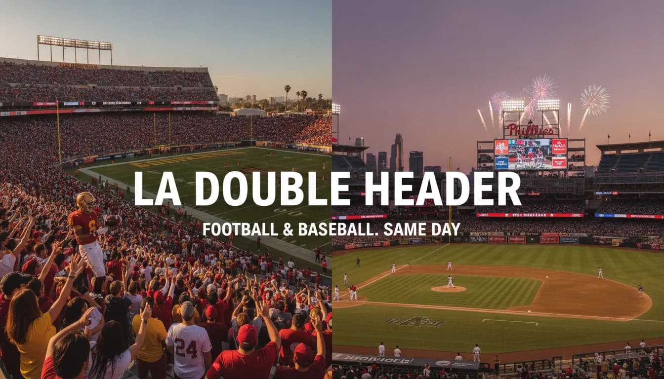 USC Noon, Angels Night: LA's Same-Day Football + Baseball Double (Aug 29, 2026)
