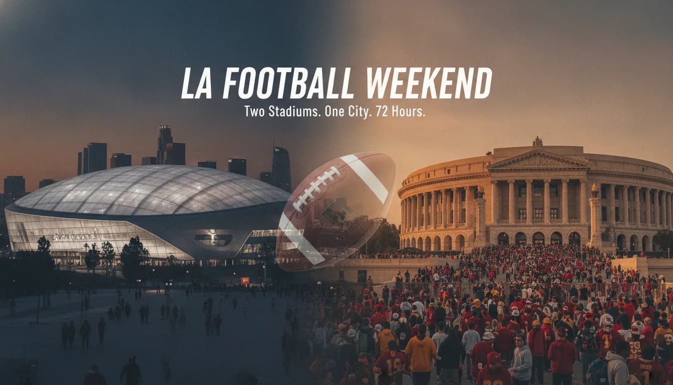 Los Angeles NFL + College Football Weekend 2026: SoFi Stadium and the Coliseum in One 72-Hour Trip