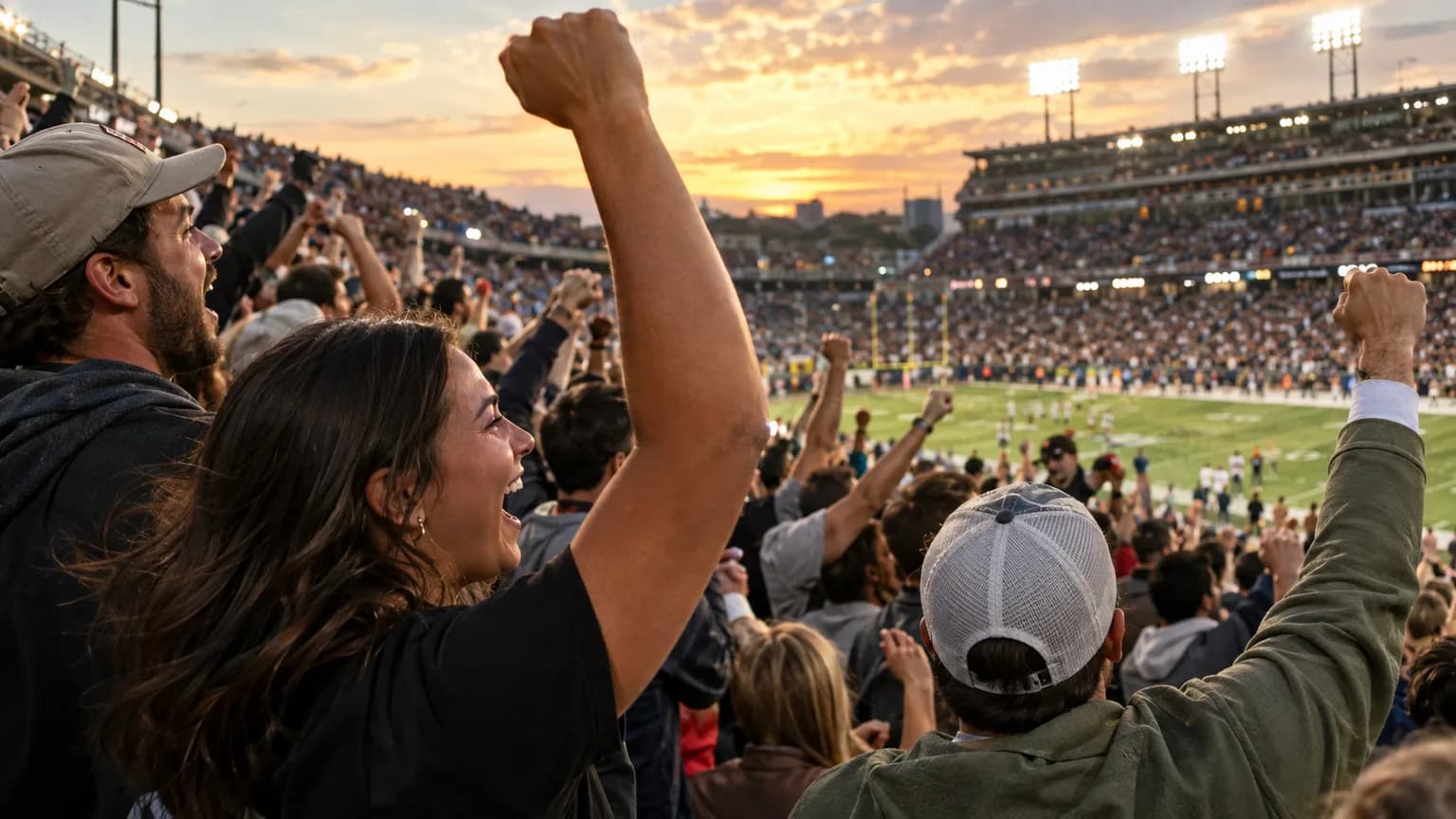 A packed stadium crowd at a sporting event: Vandy Saturday, Titans Sunday: The One Nashville Football Weekend You Can Book for About $1,450