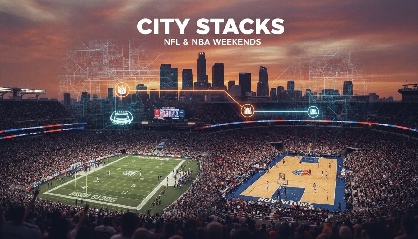 68 NFL+NBA Same-City Stacks in 2026-27: The Weekend Ranking
