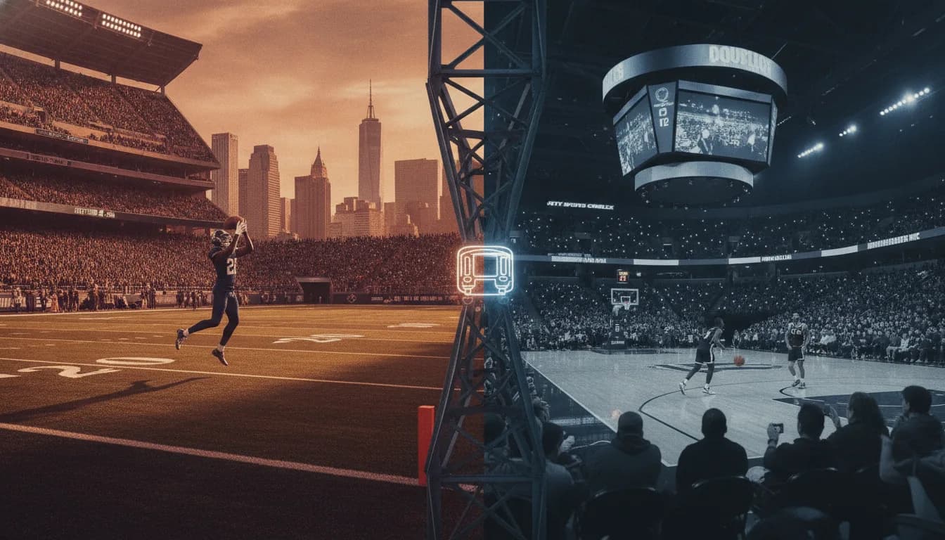 NFL + NBA Overlap Weekends 2026-27: 68 City-Weekend Options