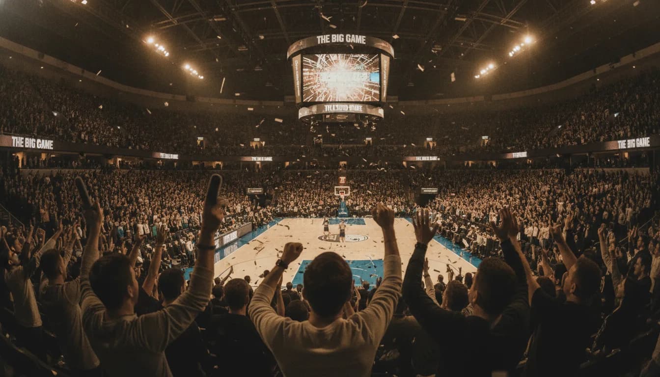 A packed stadium crowd at a sporting event: 68 NFL+NBA Same-City Stacks in 2026-27: The Weekend Ranking