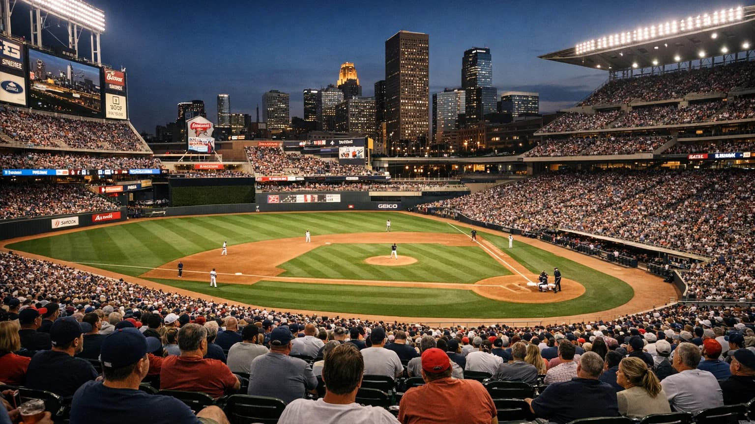 A packed stadium crowd at a sporting event: Packers Road Trips in 2026: Minneapolis or New York for a Bonus Ballgame