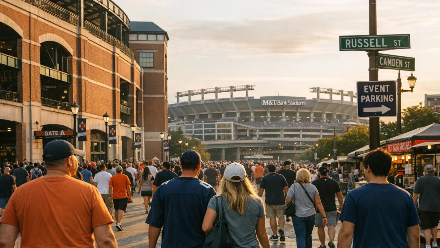 A packed stadium crowd at a sporting event: Ravens and Orioles, a Short Walk Apart: Baltimore's NFL-MLB Doubleheader Weekend (2026)