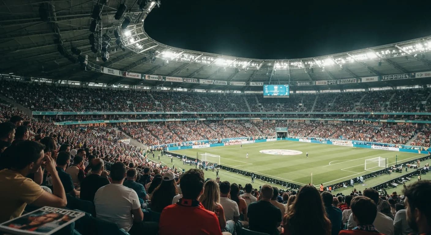 A packed stadium crowd at a sporting event: The 5 PM Landing Test: Which Sports Weekends Can You Start on Friday Night?