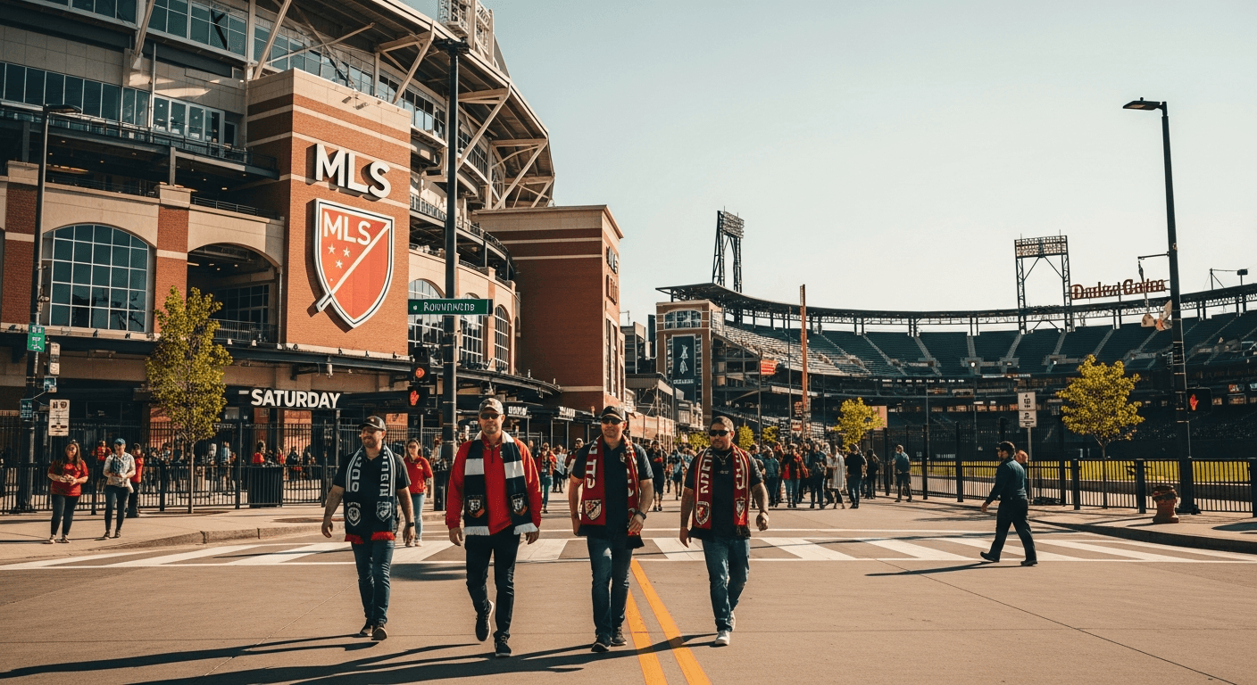 MLS and MLB overlap on a Saturday