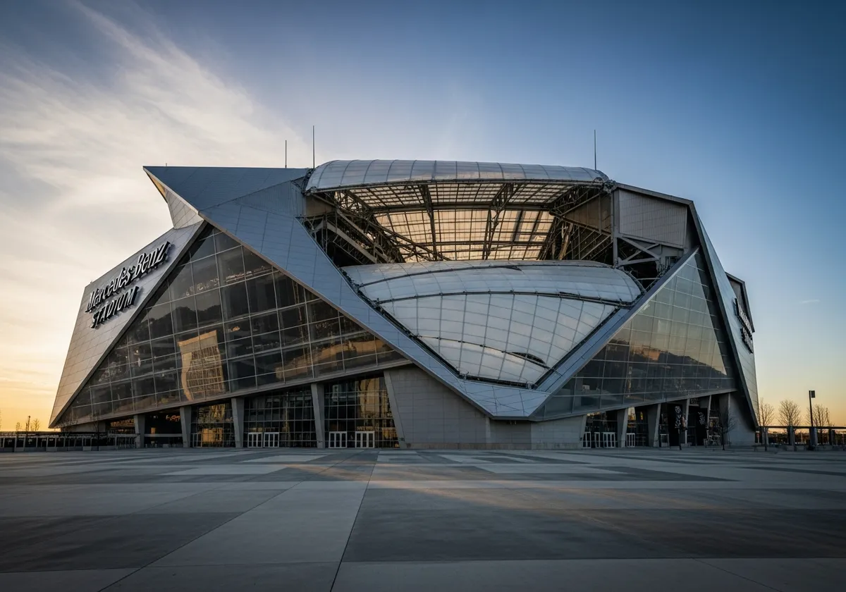 Mercedes-Benz Stadium, home of the Atlanta United FC
