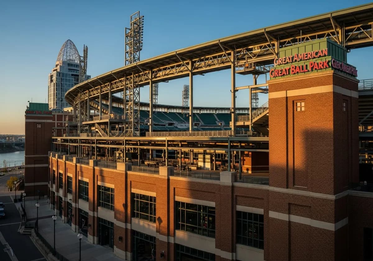Great American Ball Park, home of the Cincinnati Reds