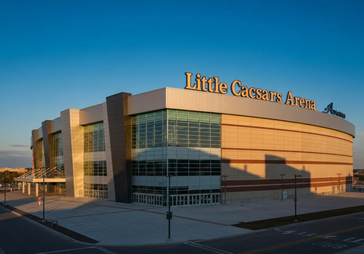 Little Caesars Arena, home of the Detroit Red Wings
