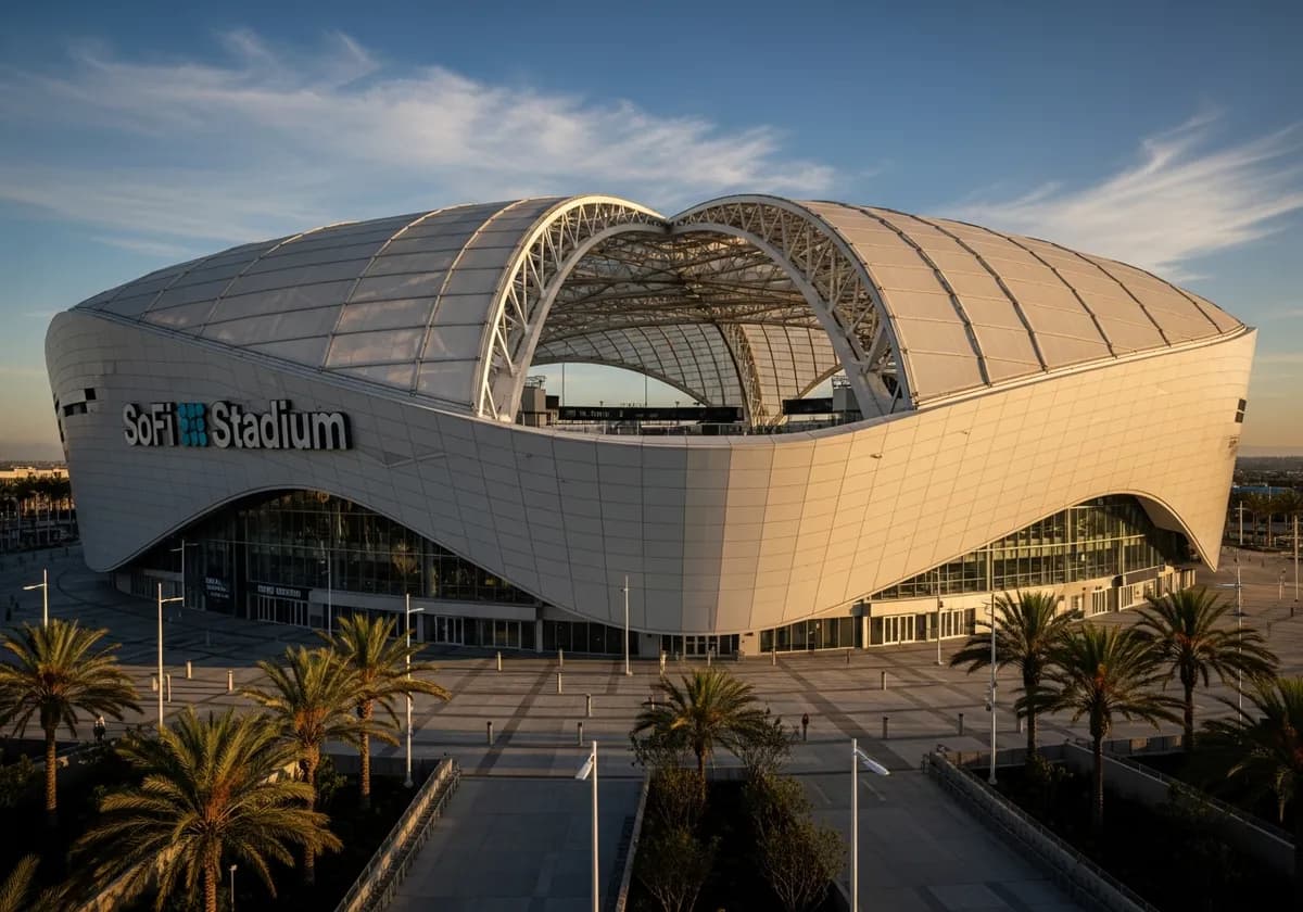 SoFi Stadium, home of the Los Angeles Chargers