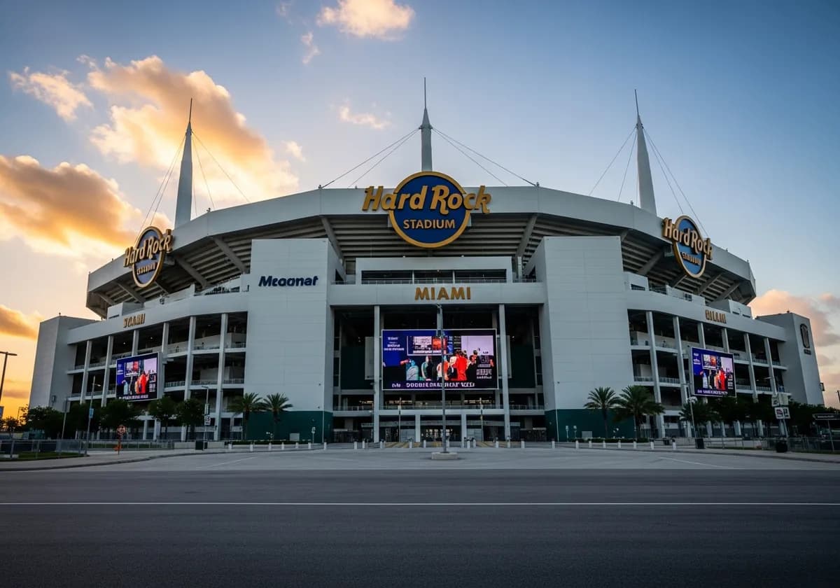 Hard Rock Stadium, home of the Miami Dolphins