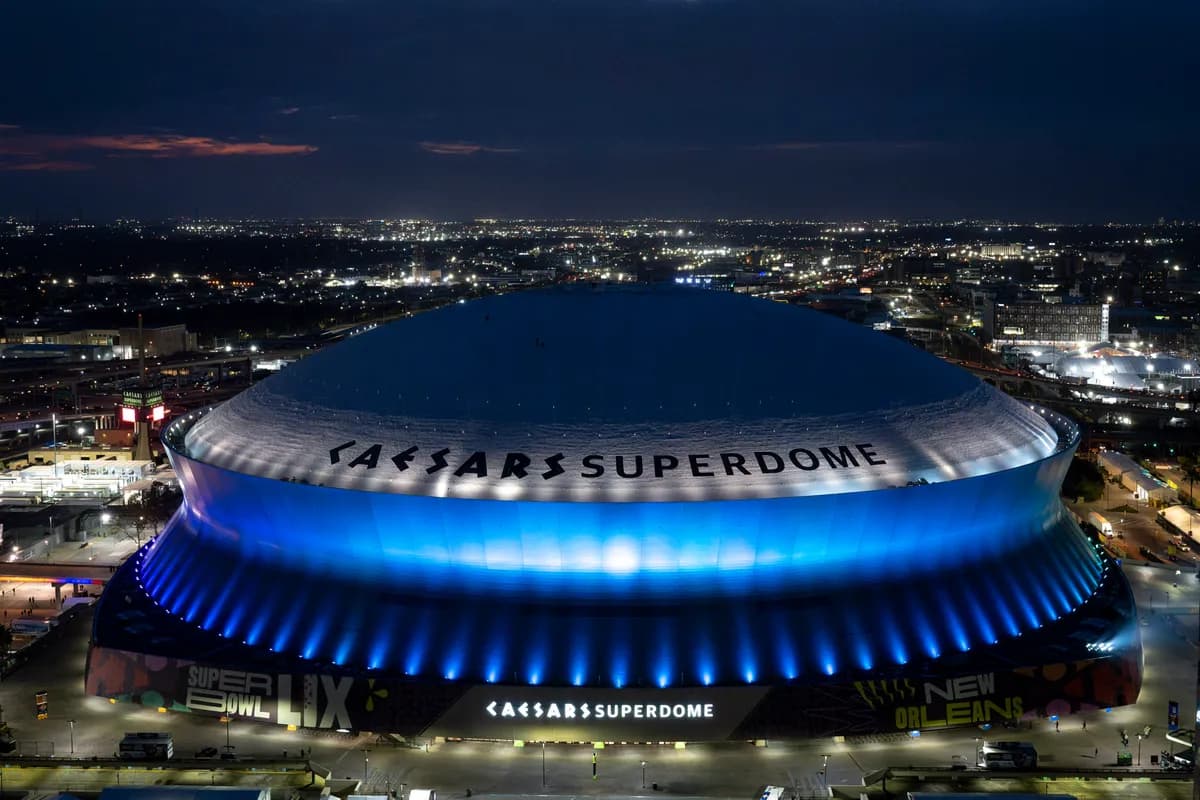 Caesars Superdome, home of the New Orleans Saints