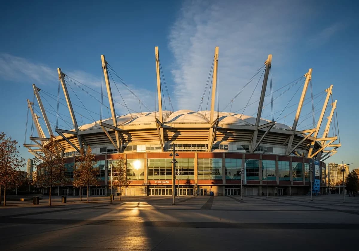 BC Place, home of the Vancouver Whitecaps FC