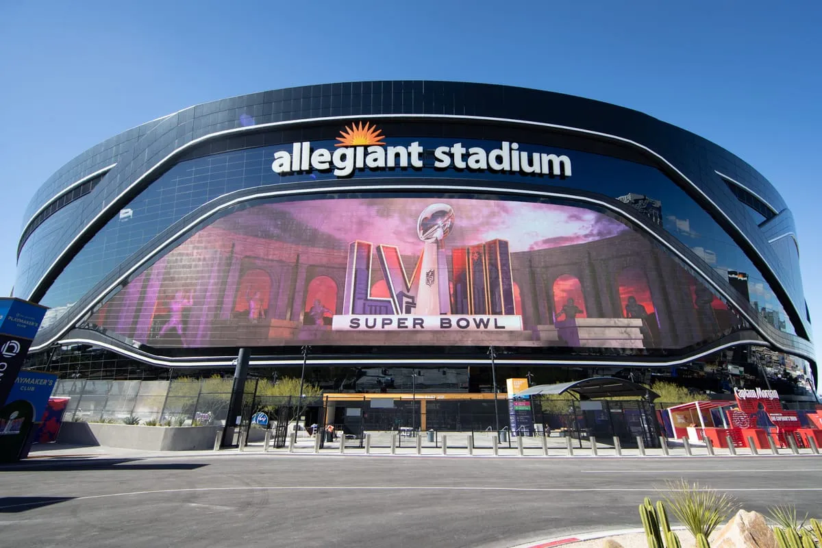 Allegiant Stadium exterior