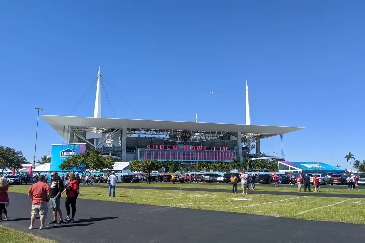 Hard Rock Stadium exterior